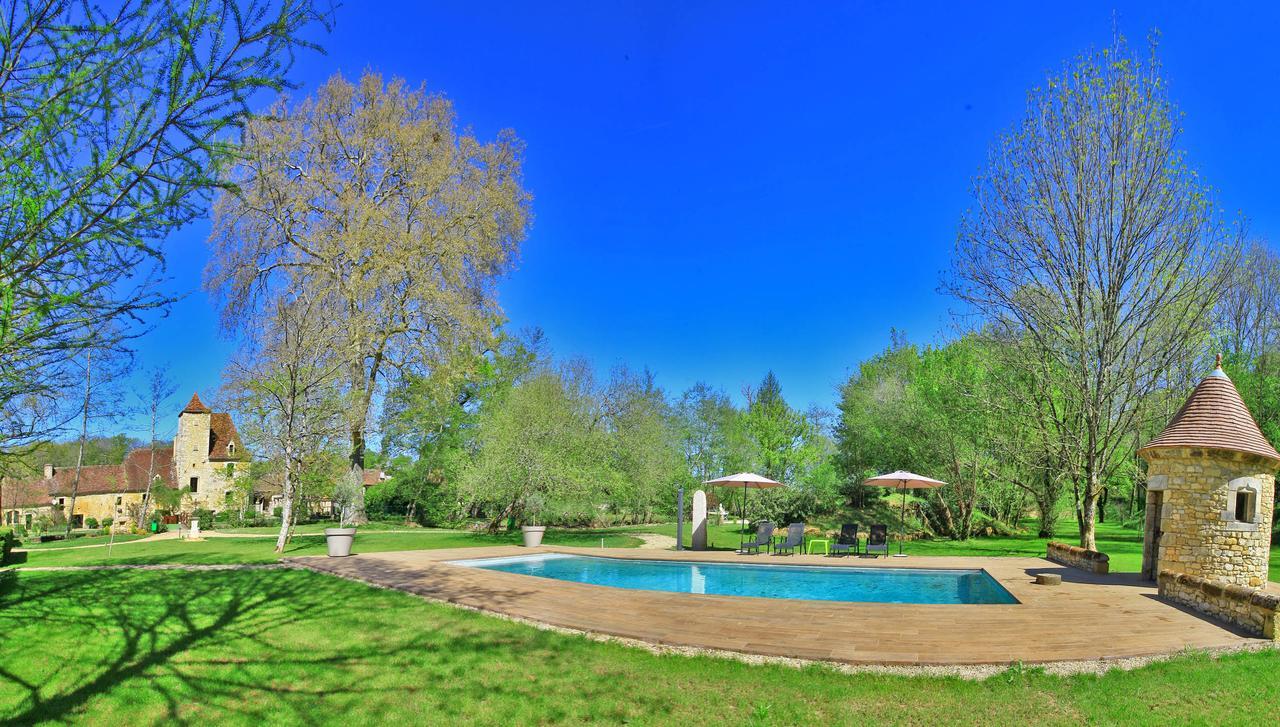 Les Jardins D'Ungaro / Manoir La Barriere Le Vigan (Lot) Exterior foto
